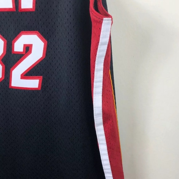 Shaquille O’Neal Shaq Miami Heat Authentic Reebok Black NBA Jersey XL +2 Length - Picture 9 of 11